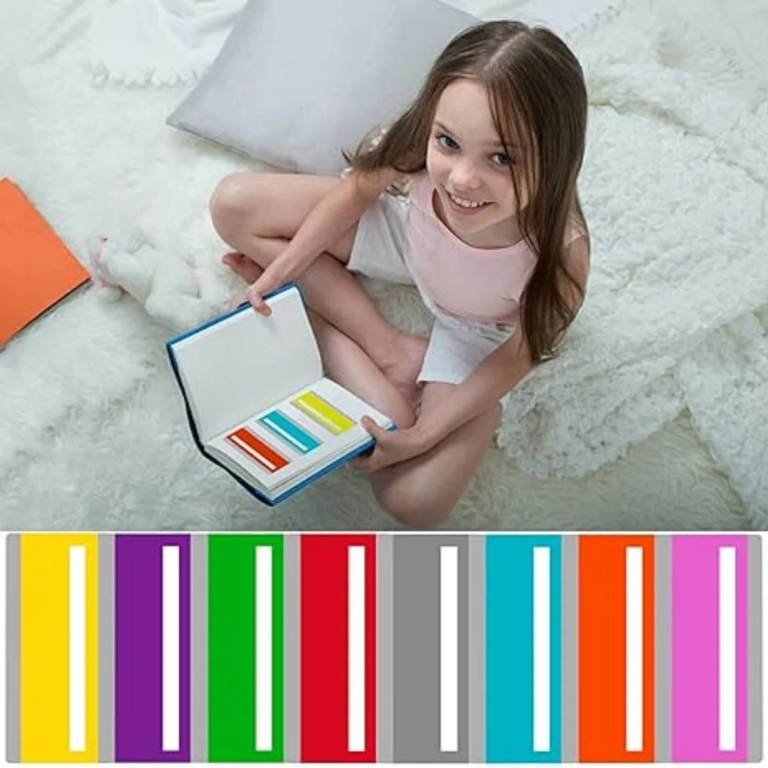 

Прозрачные полоски для чтения для школьников, разноцветные закладки-полоски для учителей и газет