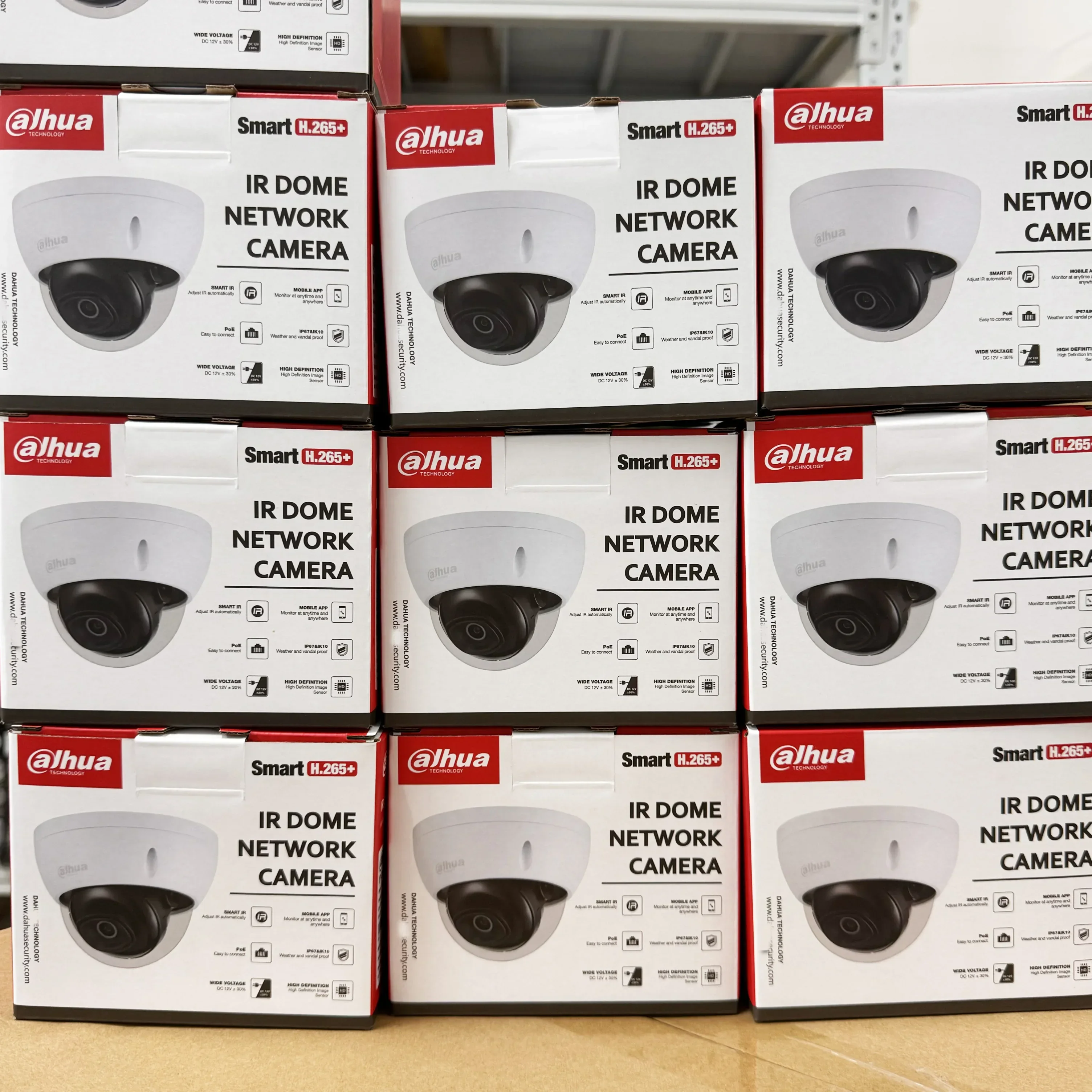 Originale Da Hua 4ch 8ch 8POE 16 canali NVR 4MP 8MP 4K HD Microfono incorporato CCTV Dome Sistema di telecamere di sicurezza IP