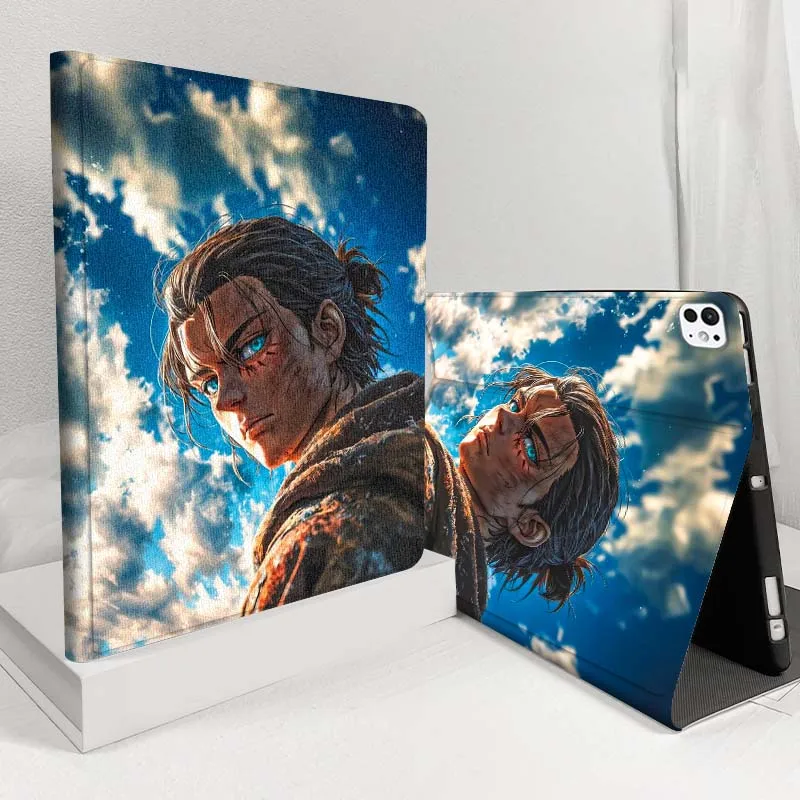

Eren Jaeger sky portrait For iPad Pro Air 5 4 3 13 11 8 7 6 5 10th 7th 6th 10.5 12.9 10.9 Tablet Case