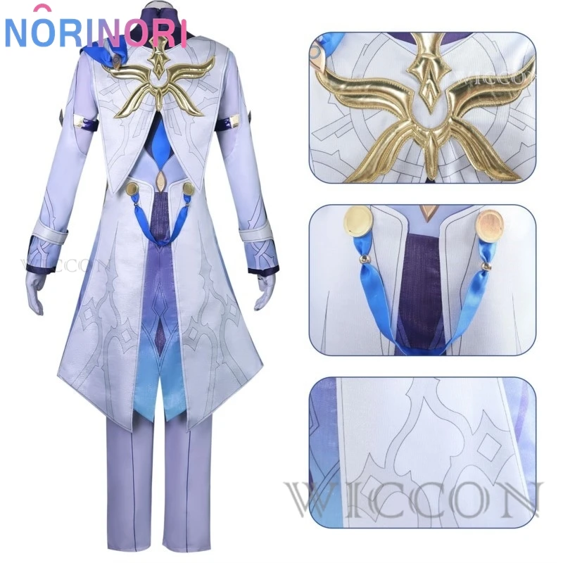 Game Honkai Star Rail Latest Sunday Cosplay Costume Wig Shoes Mr. Sunday Uniform Halloween Carnival Role Play Outfits Party Prop