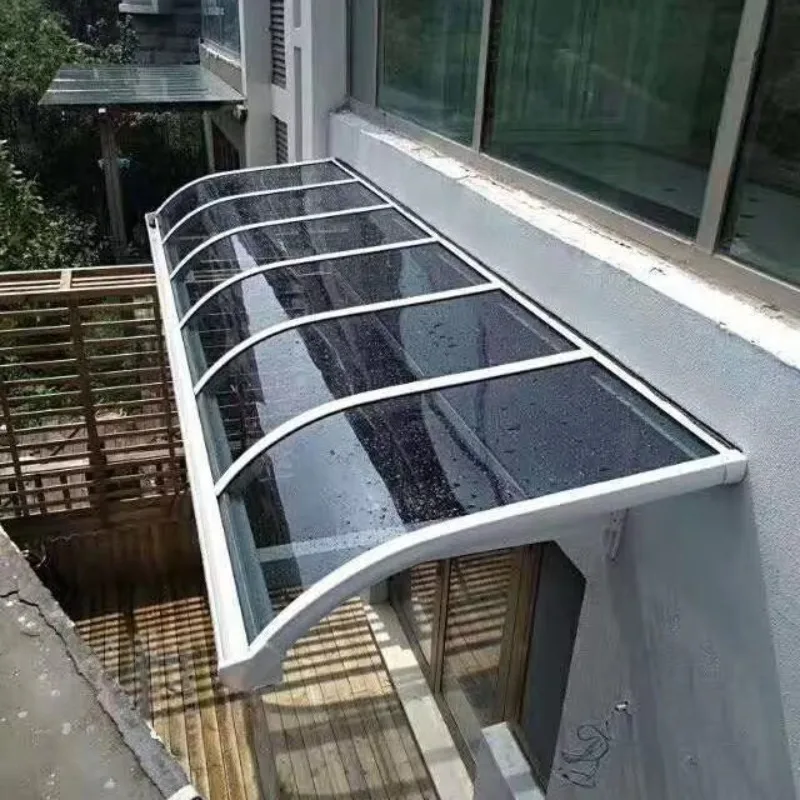

Starshine Weatherproof Your Space Outdoor Polycarbonate Awnings Cover Rain Shelter Aluminum Frame Canopy for Doors and Windows