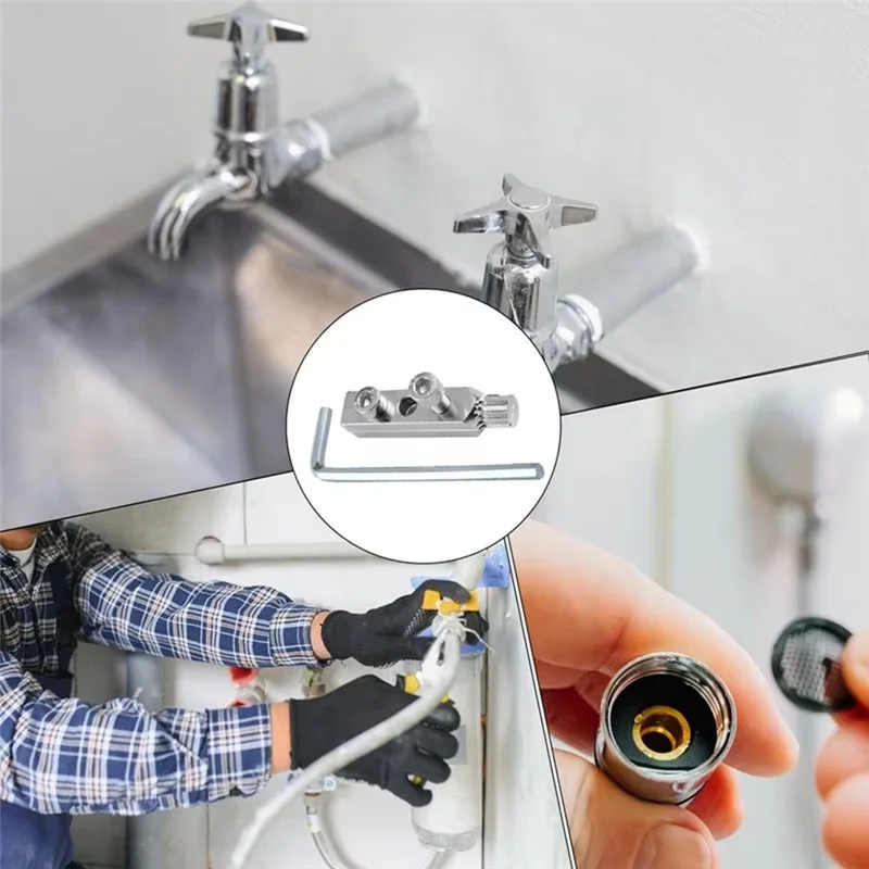 

A43F-Broken Pipe Extractor Tool Broken Screw Extractor Set Multifunctional Damaged Screw Bolt Remover Set Faucet Installation