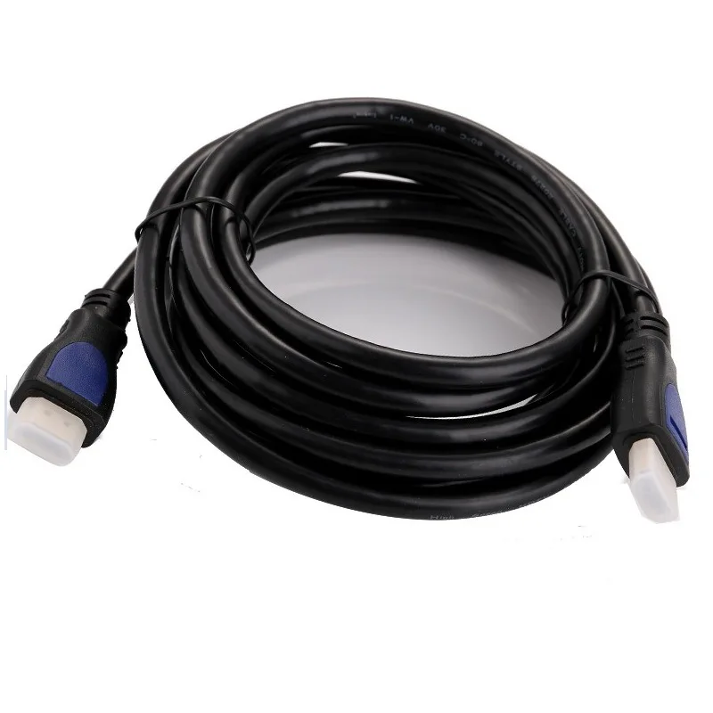 Kabel HDMI HD TV 4K versi 2.0, kabel data 3D, kabel koneksi TV komputer, kabel HDMI