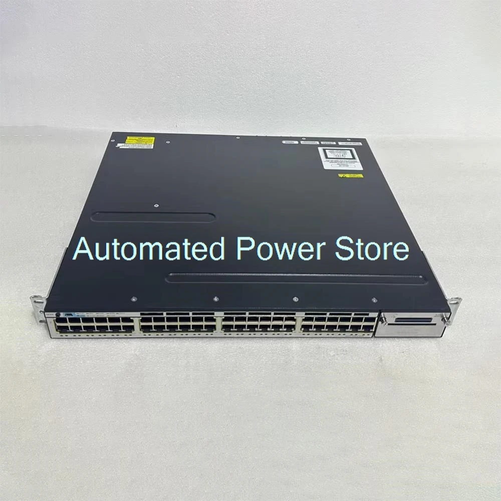 WS-C3750X-48T-L 48 Port Gigabit Network Switch 100% Tested Fast Ship Perfect Work