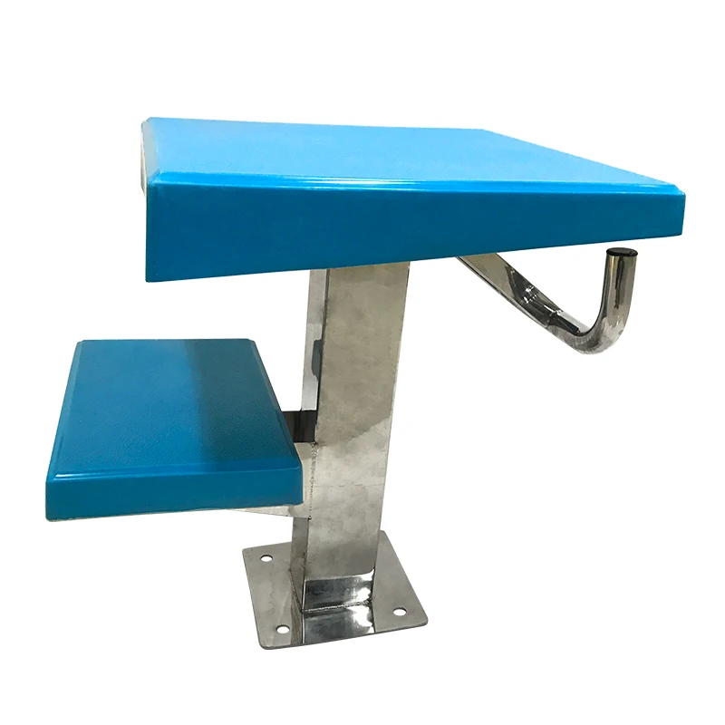 New Arrivals Two-steps Starting Block Swimming Diving Platform With Fiberglass Panel