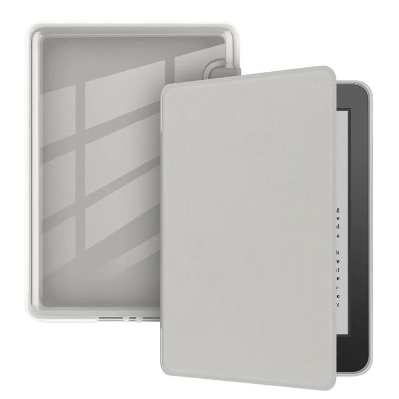 Solidne etui magnetyczne do Kindle Paperwhite 3 2 1 DP75SDI 5. 6. 7. generacji 2012/2013/2015/2017, ochronne przezroczyste plecki. — zdjęcie produktu 3