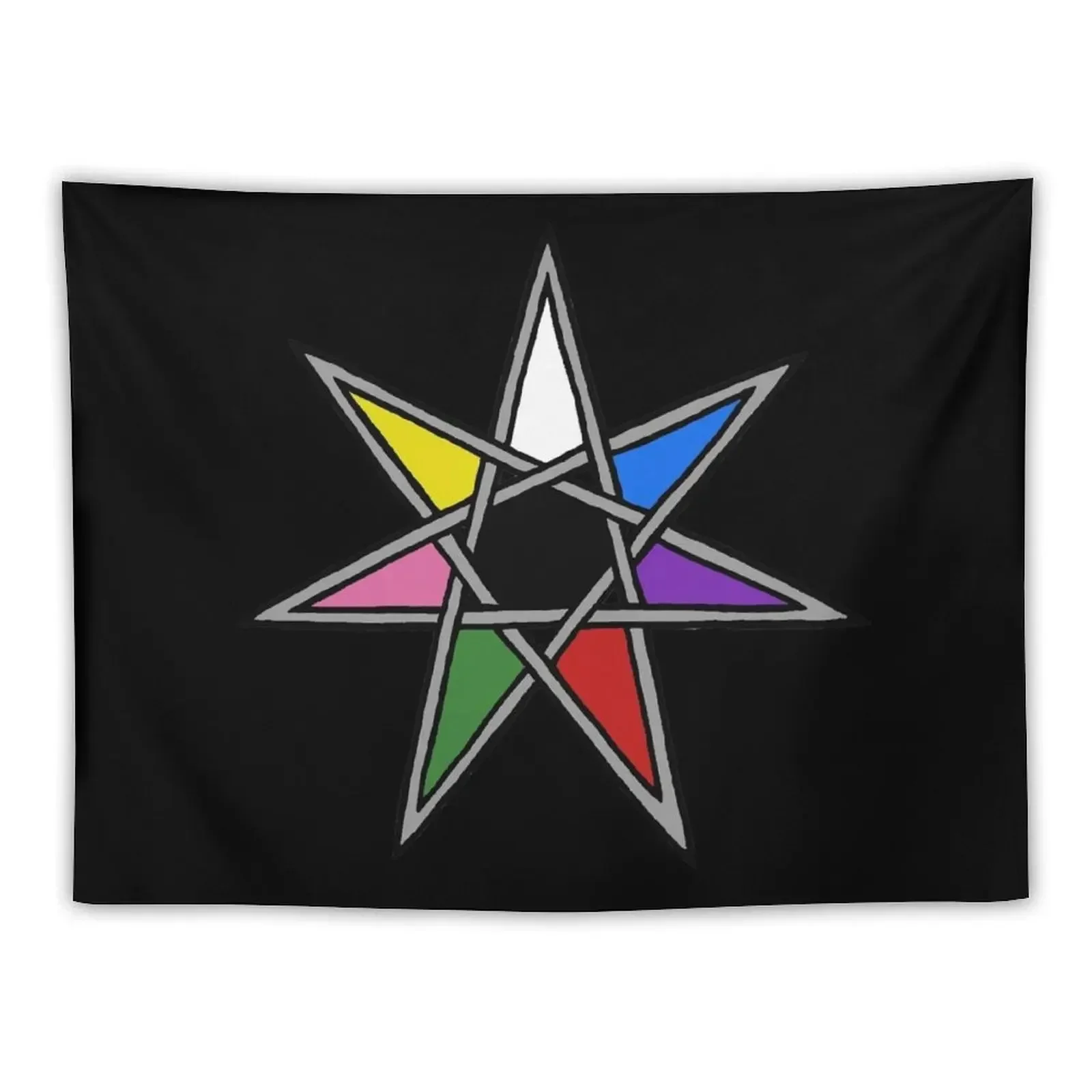 Heptagram Tapestry Kawaii Room Decor Cute Decor Tapestry