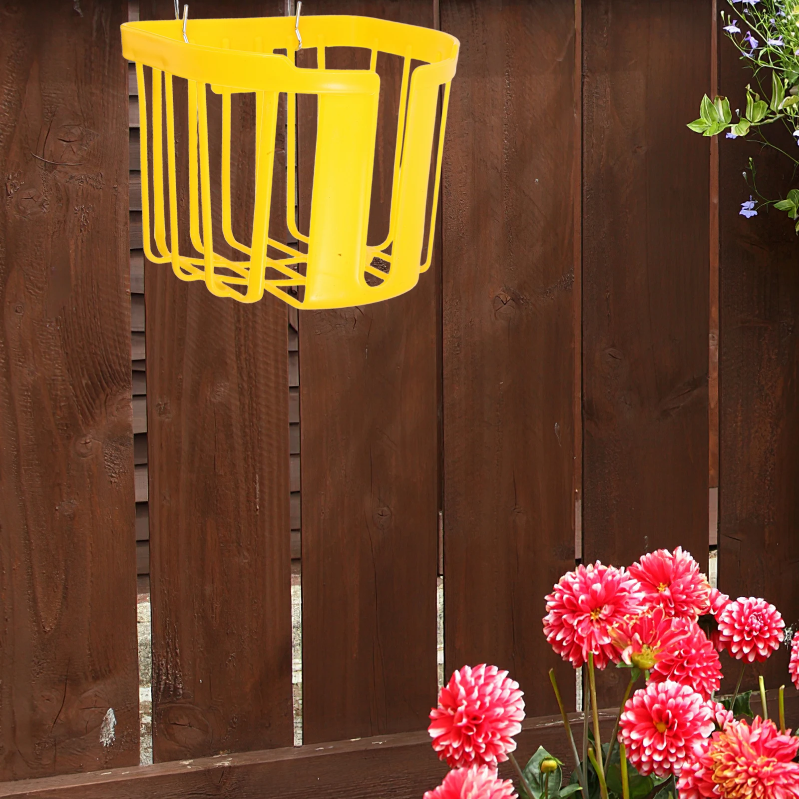

4 PCS Staghorn Fern Planting Basket Hanging Flower Pot Garden Wall Planter Indoor Container for Fence Planters Plants