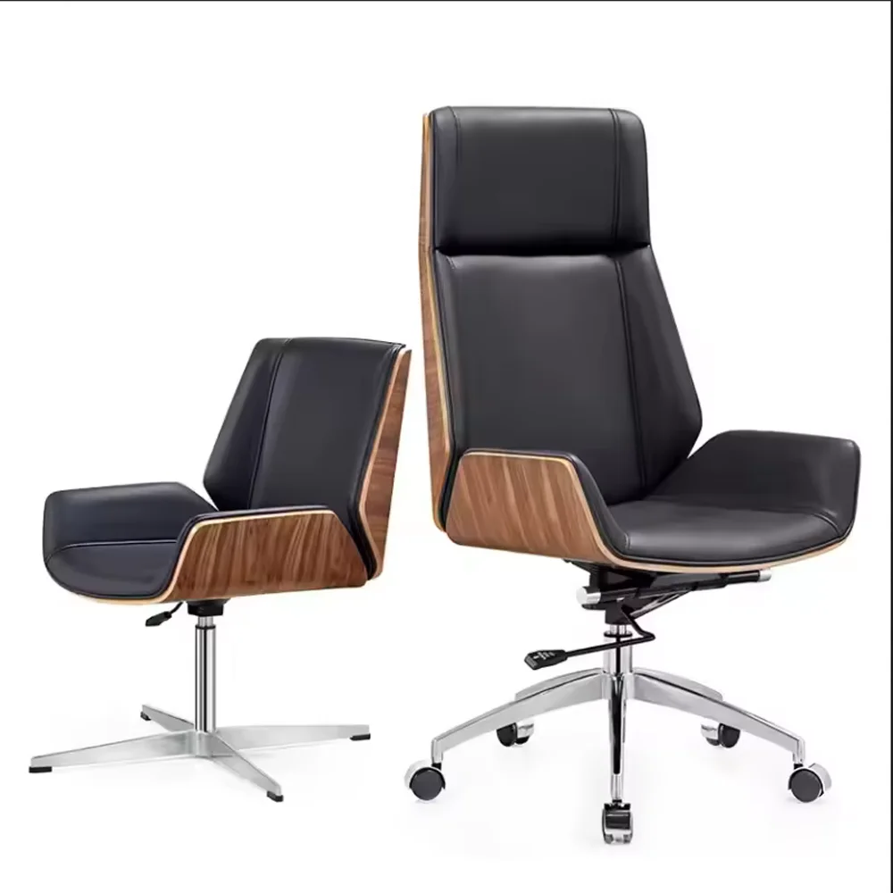 Comfortable Ergonomic Computer Office Chair Executive Faux Leather Height Adjustable Office Chair