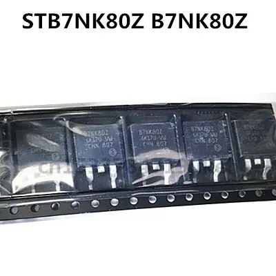 Original 6 Pçs/lote STB7NK80Z B7NK80Z PARA-263