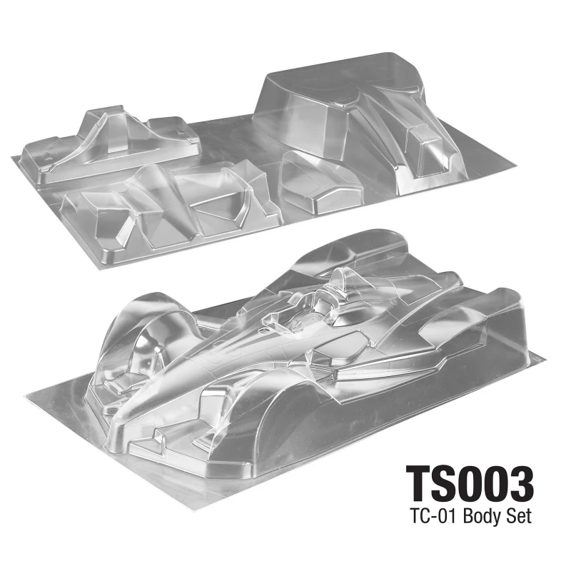 

TS003 1/10 Tamiya TC-01 Clear Lexan Car Body Set