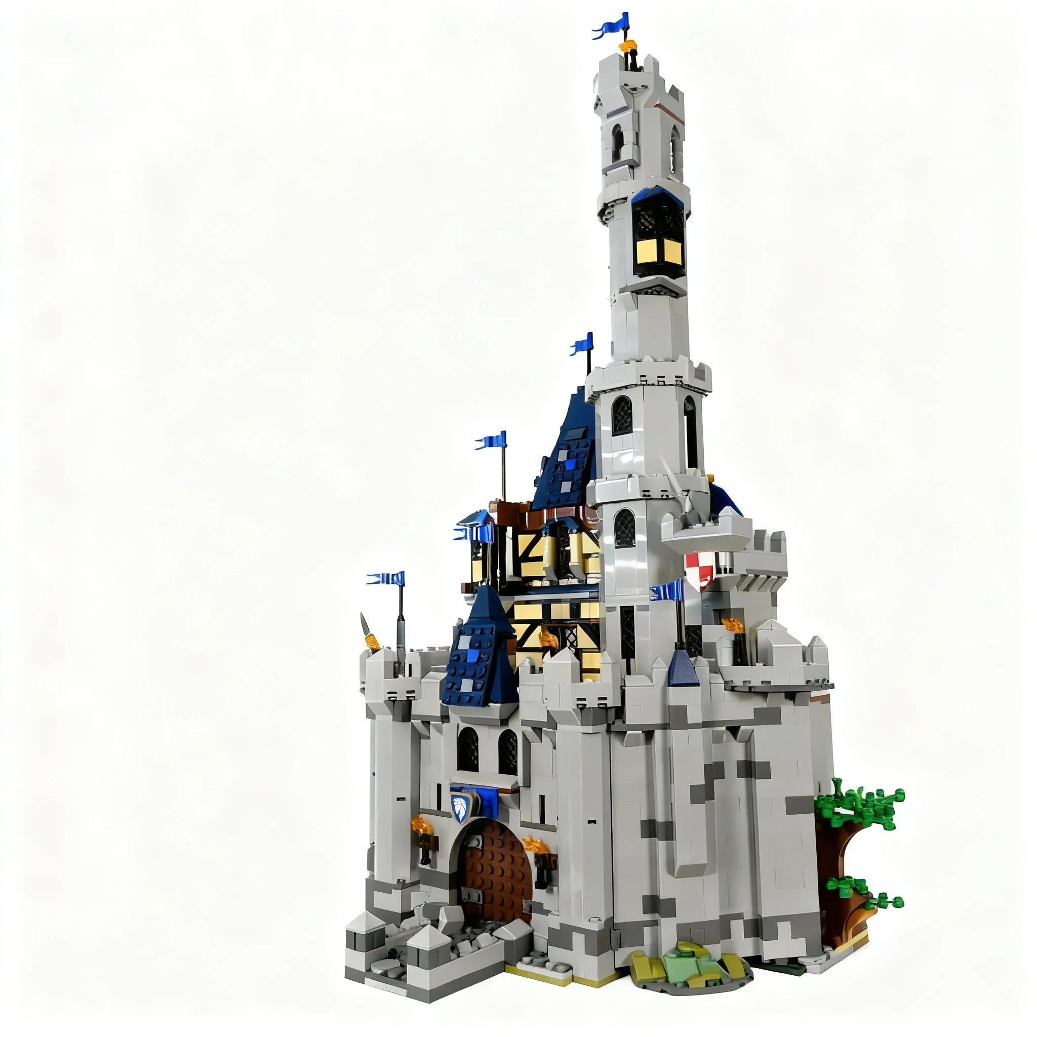 2470pcs MOC Creator Creator 3-in-1 Horse Knights Kingdom Castle Alternate build 2x31168 Model Building Blocks Christmas Gift Toy