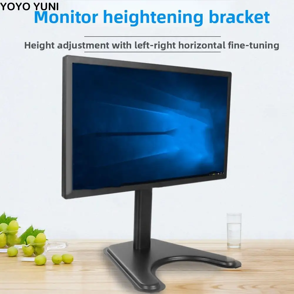 

Adjustable Desktop Monitor Holder Large Base Portable Computer Monitor Stand Increase Height 14-32 Inches