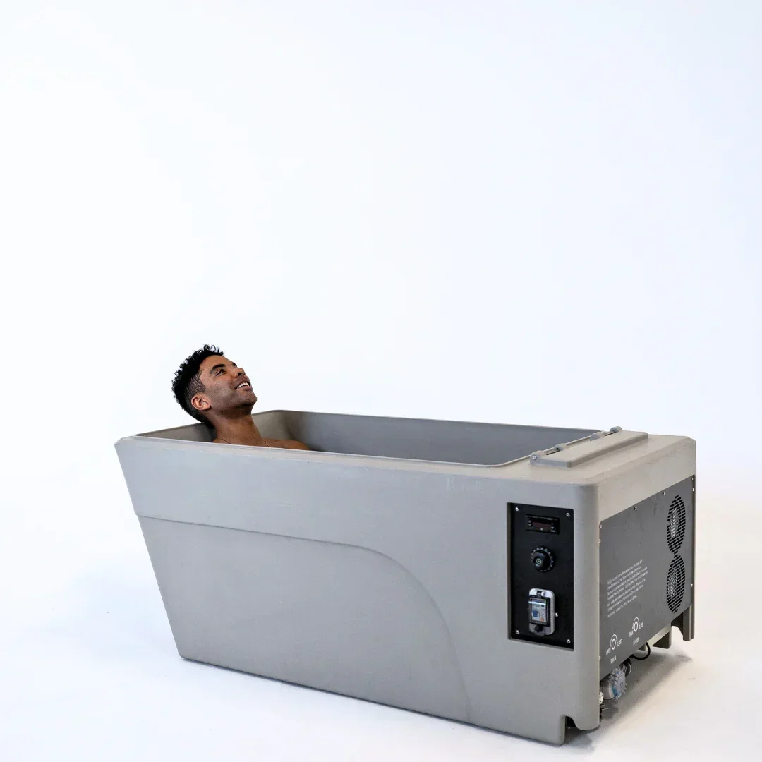Ice Bathtub For Athletes New Rectangular Ice Bathtub Polyethylene Plastic Built-in Heat Insulation Integrated Cold Plug