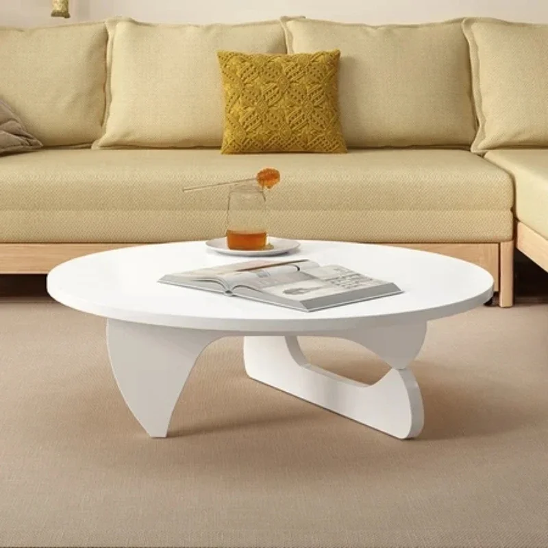 Storage Black Coffee Tables Drawers Transparent Floor Modern Round Side Table Modern Design Apartamento Mesa Auxiliar Furniture