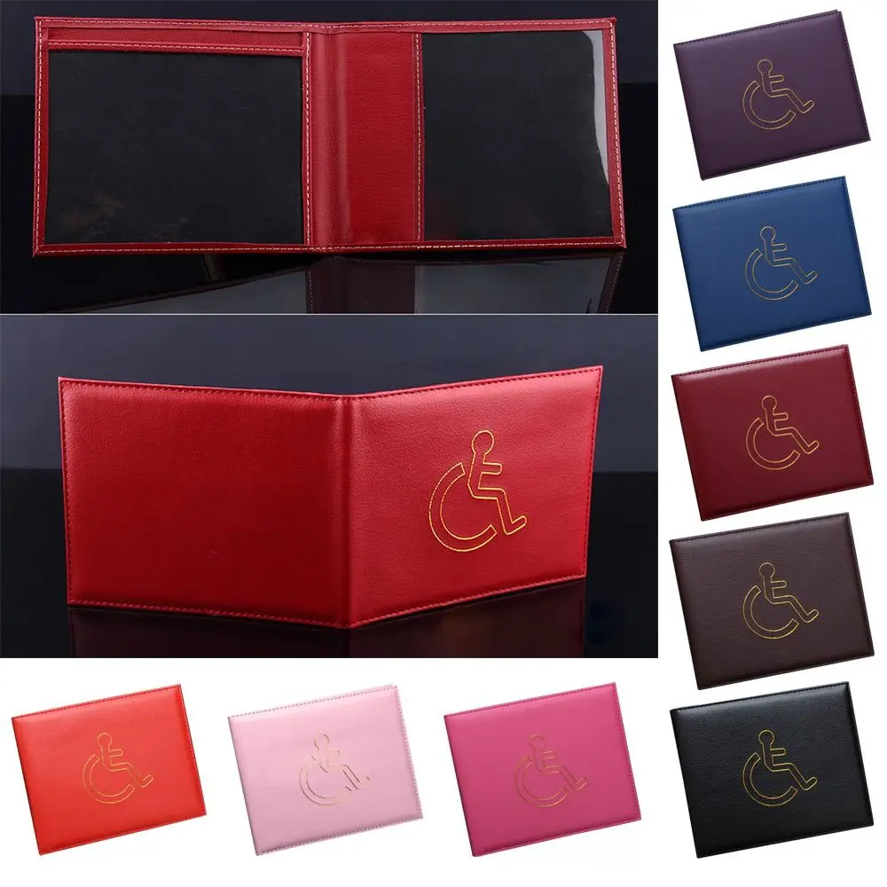 Document Protection Sleeve Disabled Blue Badge Holder Disable Badge Hologram Safe Protection Cover Permit Display Cover