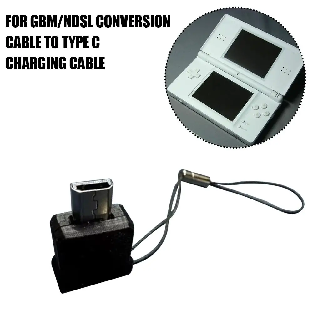 Conversion Cable For Gbm/ndsl To Type C Charging Cable Plug And Play With Lanyard Data Transmission And Charging 2 In 1