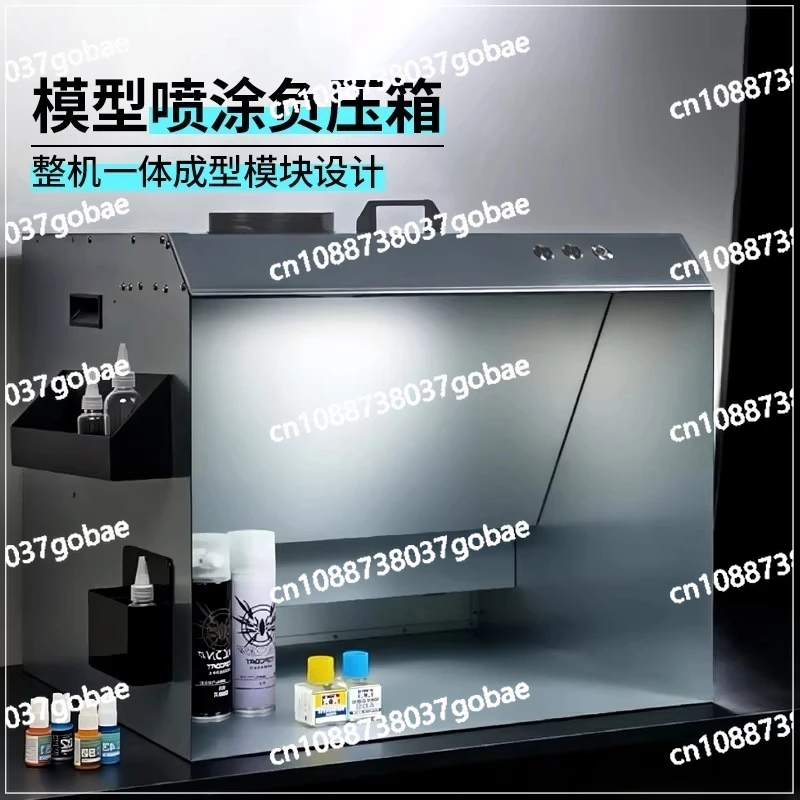 Negative pressure spraying box exhaust  negative pressure box model spray box exhaust model work