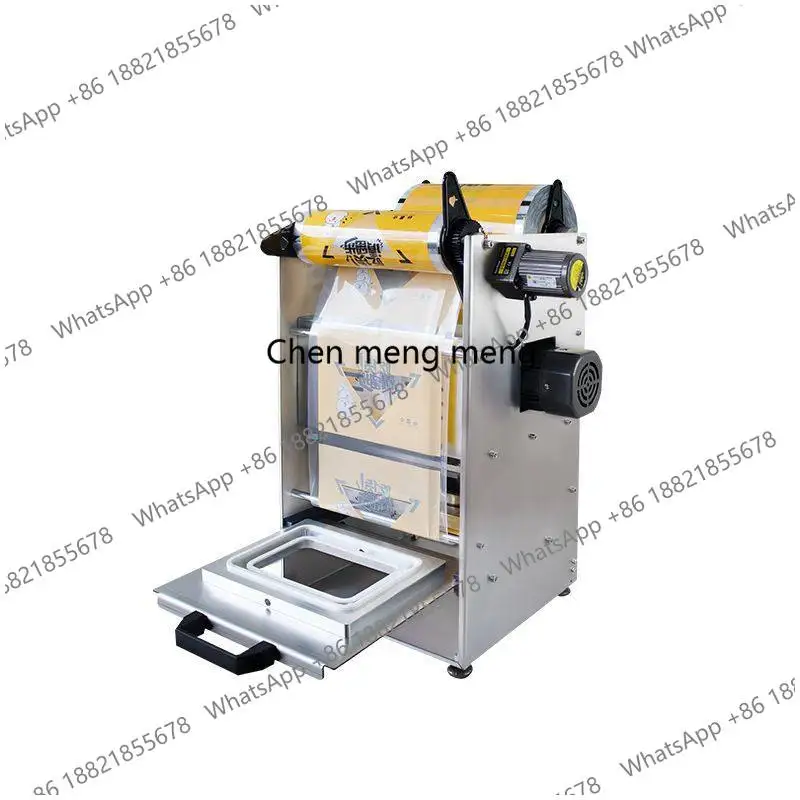 

Коммерческий малогабаритный полуавтоматический упаковочный аппарат для запечатывания пищевых продуктов (арахис, проростки, тушеные блюда) с ручным прессом