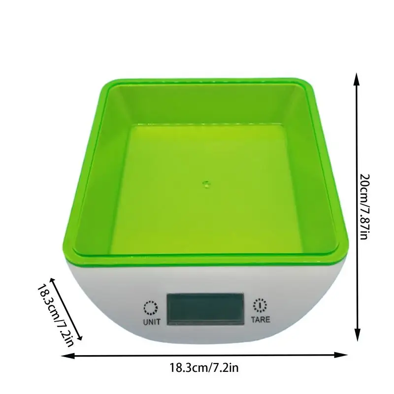 Kaffee-Gewichtswaage, rostfrei, digitale Gramm und Unzen zum Backen von Pfund, Milliliter-Waage, Kochen von Lebensmitteln, Zählwaage