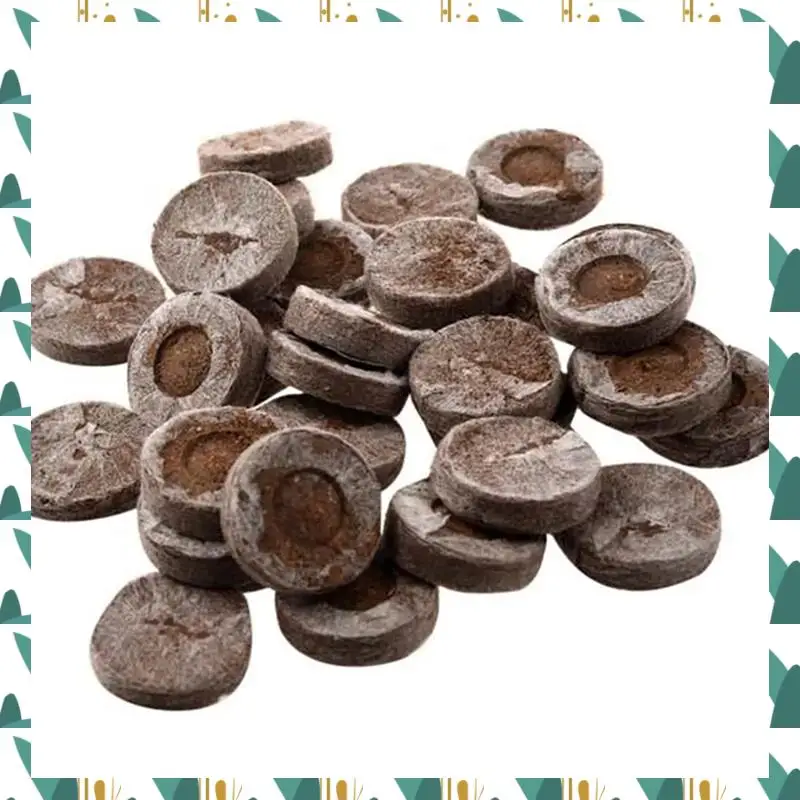 abyk-220-個プロフェッショナルピートペレット植物開始土壌ブロックジフィー苗プラグ環境庭園保育園