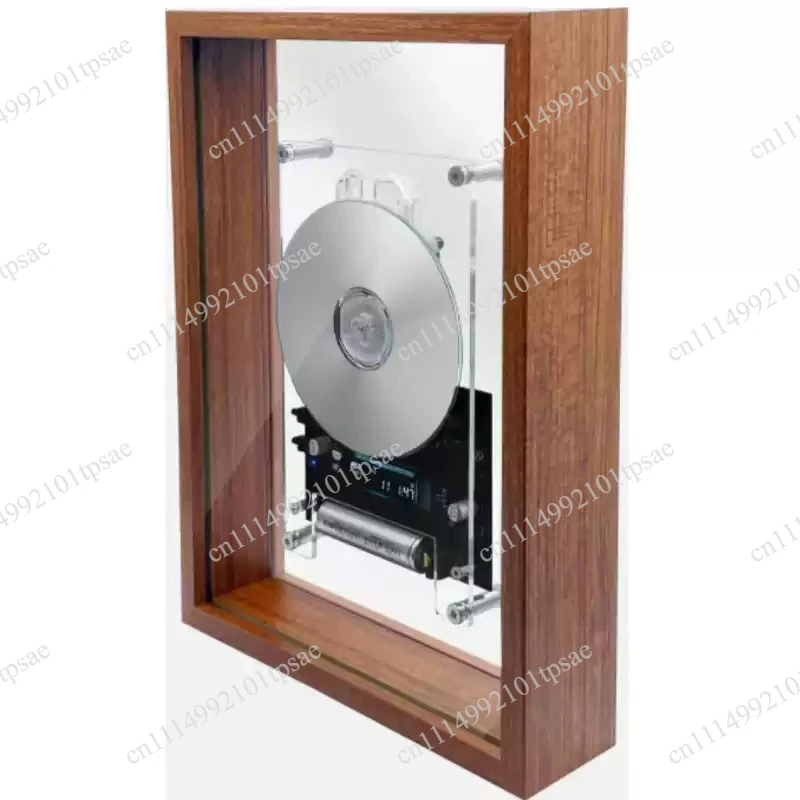 Transparent Acrylic Wall-mounted Photo Frame Bluetooth Player,Music Picture Frame Cd Player