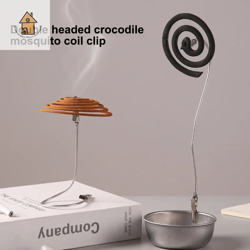 

Stainless Steel Multi-function Ash Tray BaseMosquito Coil Mosquito Coil Holder With Tray Mosquito Repellent