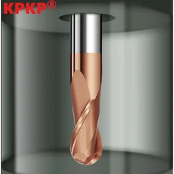 HRC55 2Flutes Carbide Ball Nose End Mill R0.5 R1 R2 R3 R4 R5 R6 Tungsten Cobalt Alloy end mill metar mill cutter router bit tool
