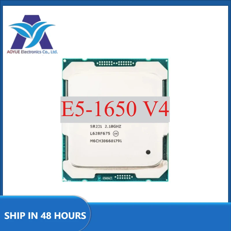 1 stks/partij gebruikt E5-1650 V4 E5 1650 V4 E5-1650V4 E5 1650V4 SR2P7 3.6GHz 6C/12T 15MB 140W LGA2011-3 perfecte test