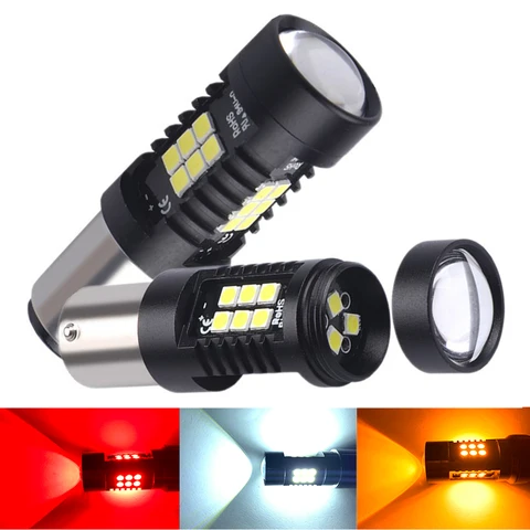 2 шт. 1156 BA15S P21W LED BAU15S PY21W BAY15D Светодиодная лампа 1157 P21/5W R5W 21 шт. 3030SMD Автомобильные лампы Автомобильные светодиодные лампы 12 В