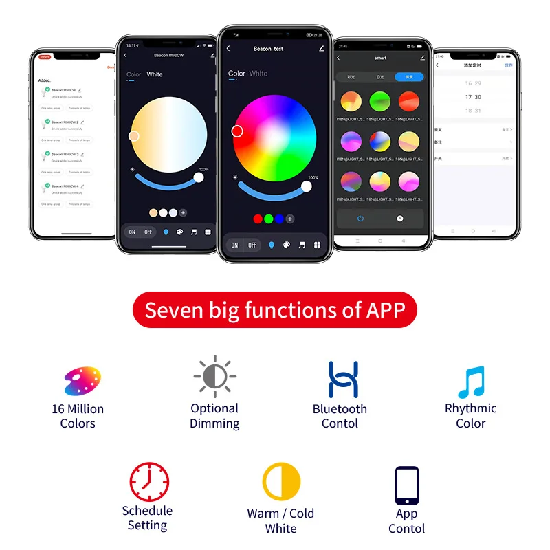 Downlight LED moderne RGB 10 watts Graffiti Mobile Bluetooth APP Downlight intelligent pour salon chambre hôtel couloir éclairage