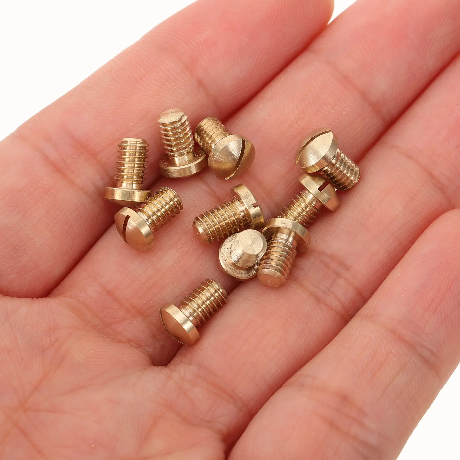 10Pcs Saxophone Screws Brass Replacement Repair Parts Alto Tenor Soprano Sax Fixing Screws Instrument Repair Accessories