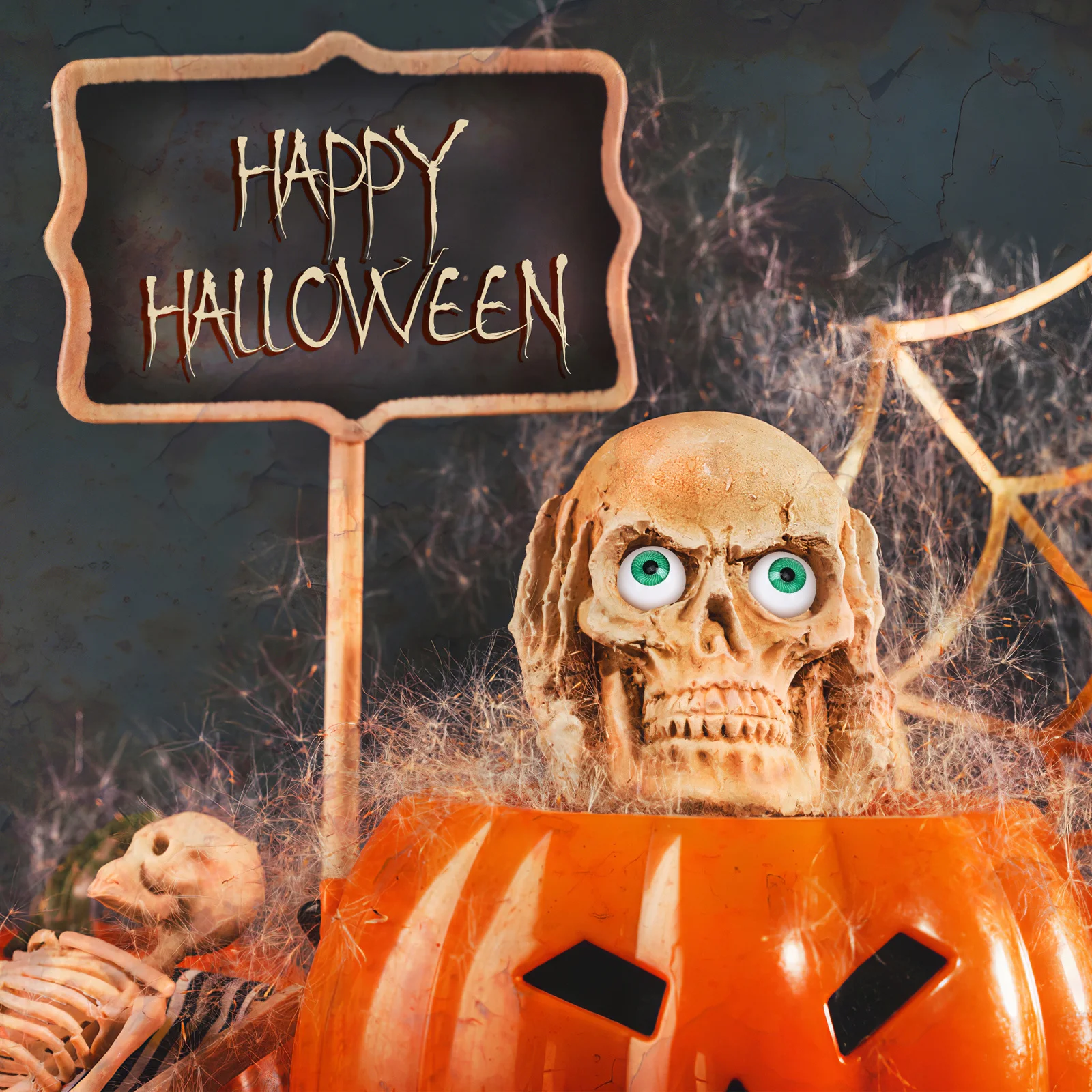 24mm holle rug oogbollen realistische nep ogen voor Halloween kostuum rekwisieten plastic oogbollen DIY ambachtelijke dierenspeelgoed