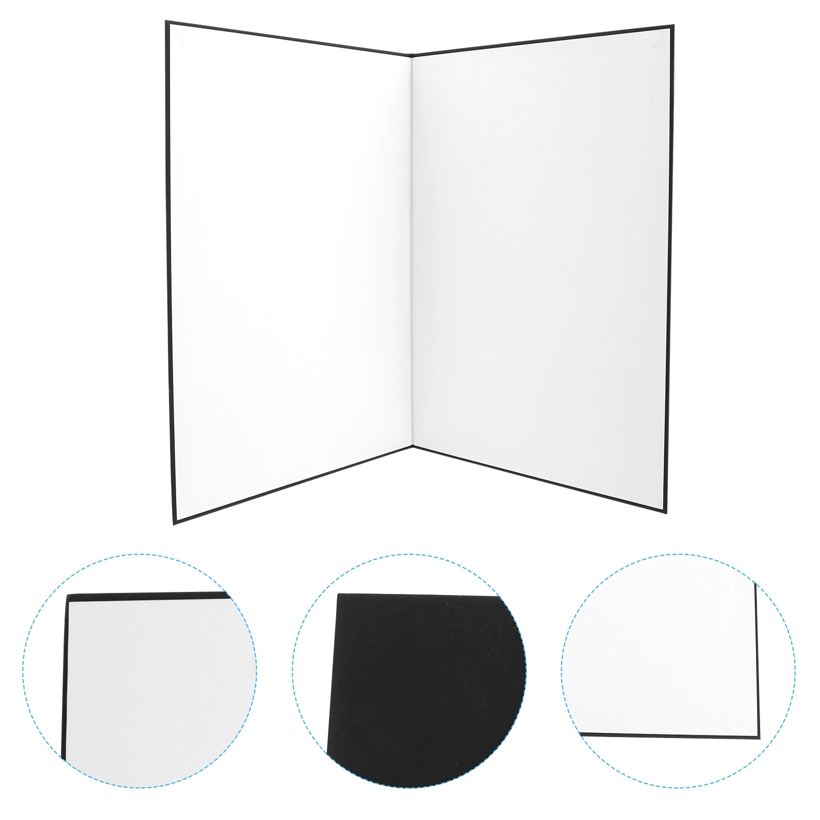 

Photography Reflector Cardboard Light Reflective Board for Still Life Jewelry Cosmetics Foldable 180 Degree Durable Standalone