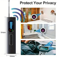 Hidden Spy Camera Detector Wireless Signal Infrared Scanner Security Protection Anti Spy Gadget GPS Tracker Finder Bug Detector