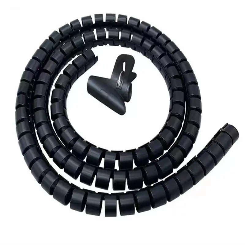 Flexible Spiral Cable Wire Protector Cable Manager Computer Wire Protection Pipe Clamp Manager Management Tool