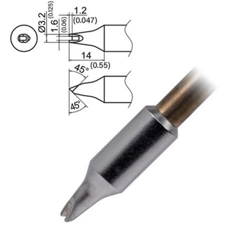 T37-DR1632 Soldering Iron Tip for HAKKO FX-805 Welding Station T37 Series Welding Head Solder Tip Replacement Repair Tools