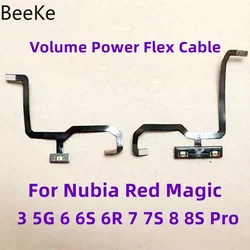 Repair Original For ZTE Nubia Red Magic 3 5G 5S 6 6S 7 7S 8 8S 9 Pro Plus Power ON OFF Switch Volume Up Down Button Flex Cable