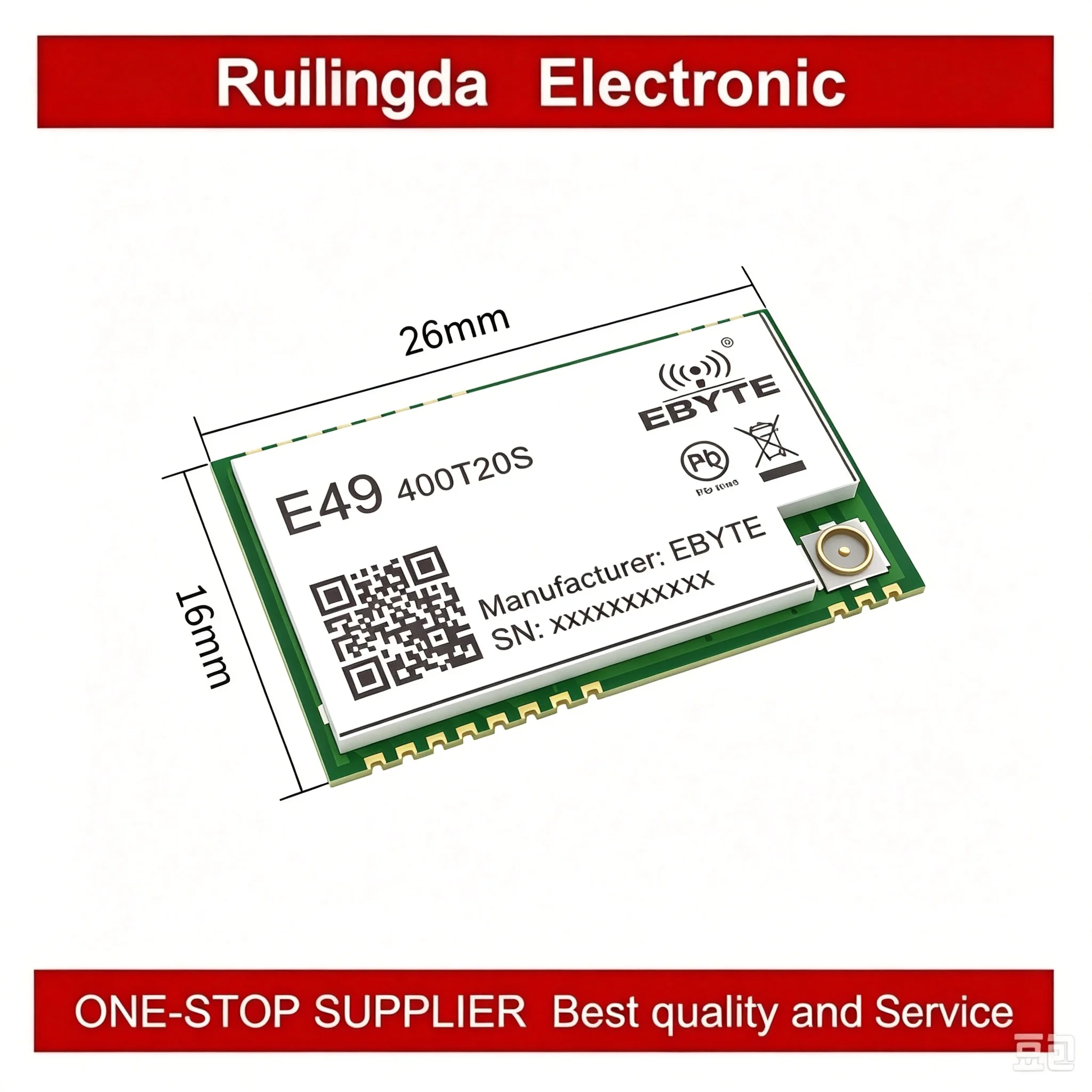 4PCS E49-400T20S E49-900T20S E49 Wireless Data Transmission RF Module - DIP/SMD 20dBm/30dBm Long Range Data Transmission