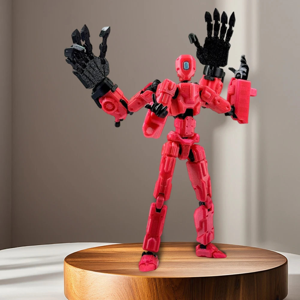 Ensemble de figurines d'action T13 de 8 pouces, Robot Shapeshift mobile imprimé en 3D, peint à la main, décoration de bureau pour les amateurs de jeux