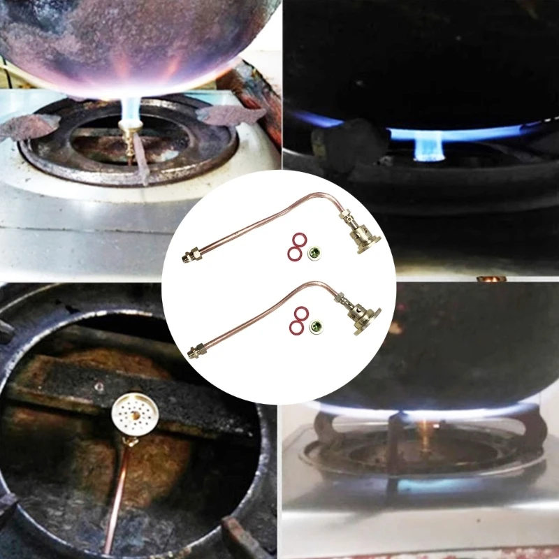 موقد رأس متعدد الوظائف ، جزء شعلات المطاعم ، موقد معدني ، نسيج الرأس ، مناسب للمنزل والمطاعم
