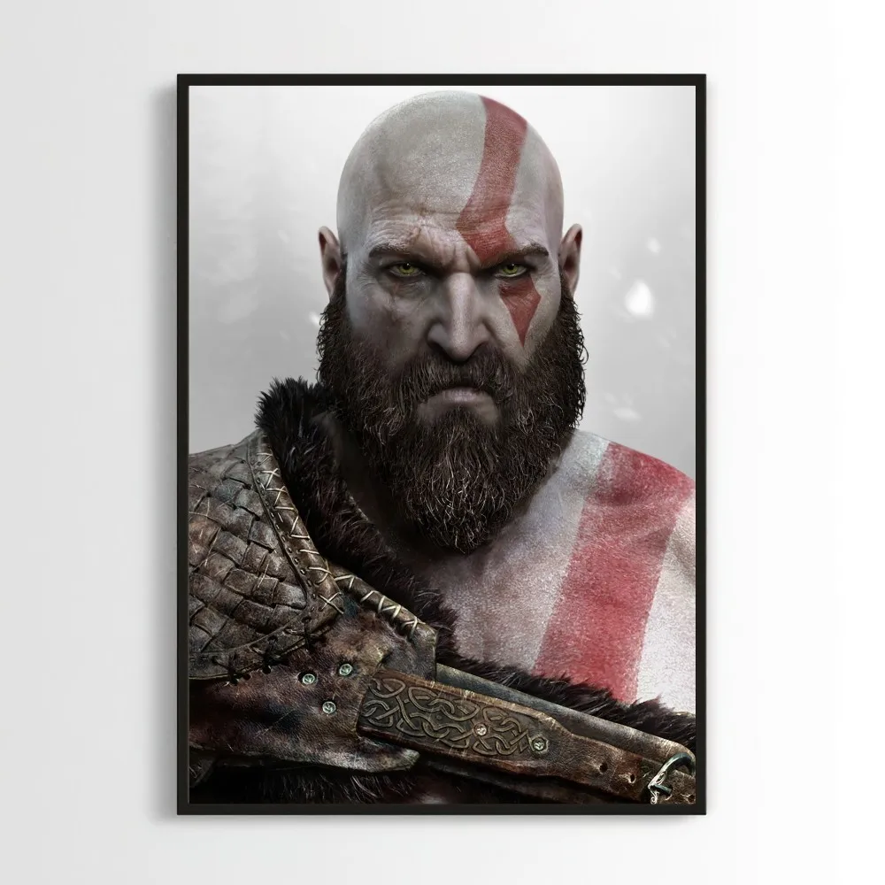 Game God of War Poster Prints Wall Pictures Living Room Home Decoration