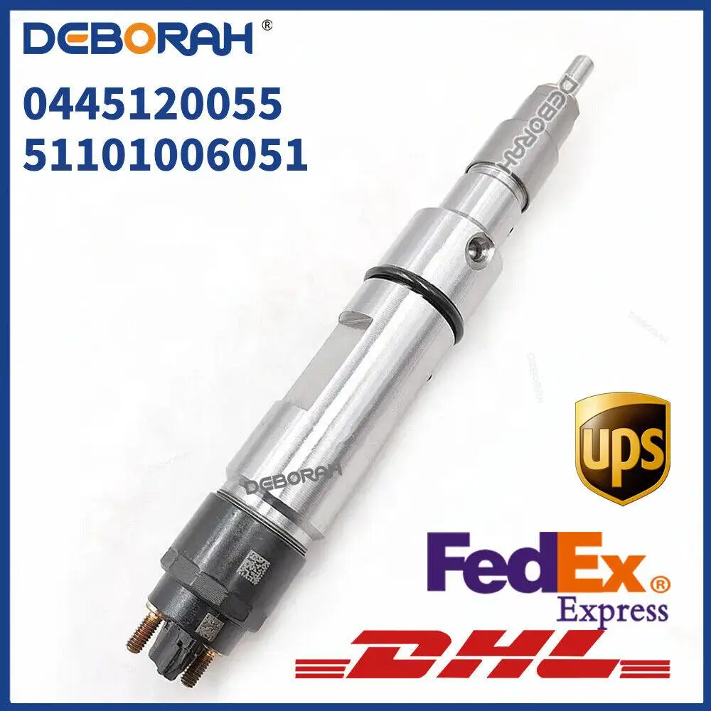 

Diesel Fuel Injector Assy 0445120055 51101006051 For MAN TGA TGL TGM Truck Engine