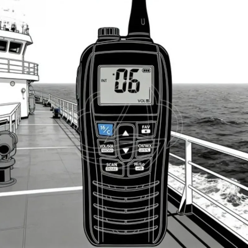 

M25 Handheld VHF Radio Marine Floating IPX7 Waterproof