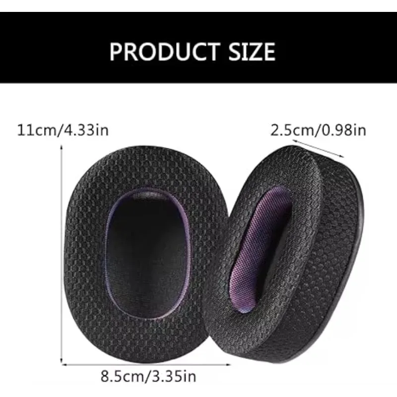 وسادات أذن بديلة من جل الثلج السحري لهاتف Sony INZONE H9/H7/WH-G900N توسيد أذن مريح لسماعات الرأس #5