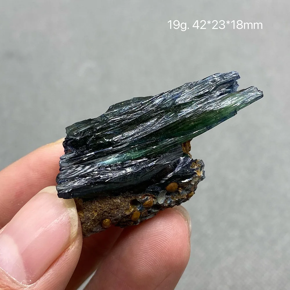 100% natural rare Brazil Vivianite （Blue ironearth） mineral specimen stones and crystals healing crystals quartz