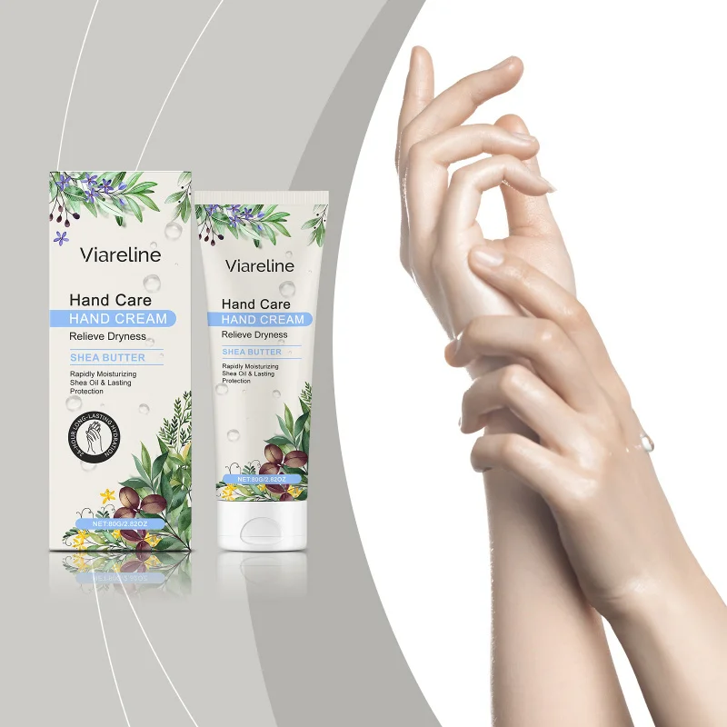 

Shea Butter Hand Cream - Intense Moisture with Glycerin & Mineral Oil, Fast Absorbing, Non-Greasy Formula for Dry Hands, 50ml