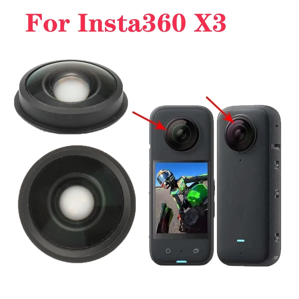 

New High Quality For Insta360 X3 Glass Lens Replacement Action Camera Repair Parts for Insta360 One X3 Accessories