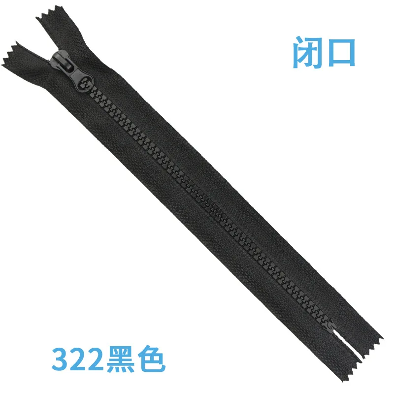 4 Pcs Single Close Ends 5# Resin Zippers 15/20/30/40 Cm For Coat Garment Jeans Craft Sewing Diy Accessories