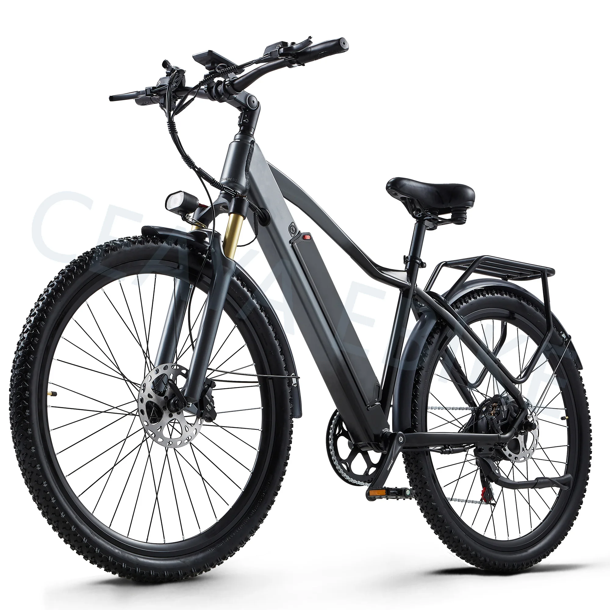 29-Zoll Elektrofahrrad 48V 18AH Batterie Elektrisches Mountainbike Ölbremse E-Bike für Erwachsene 7-Gang, Scheinwerfer Rücklicht